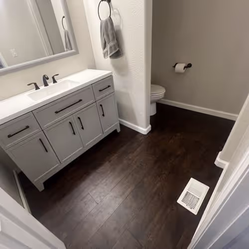 Beautiful home with wood floor