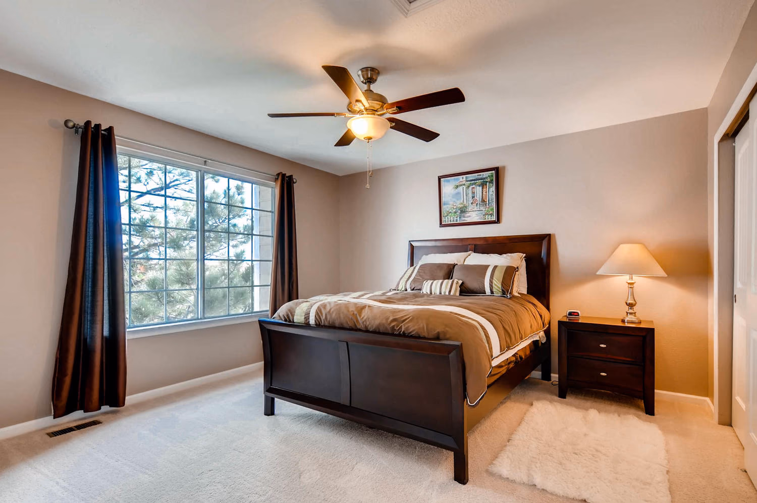 Beautiful home with carpet floor