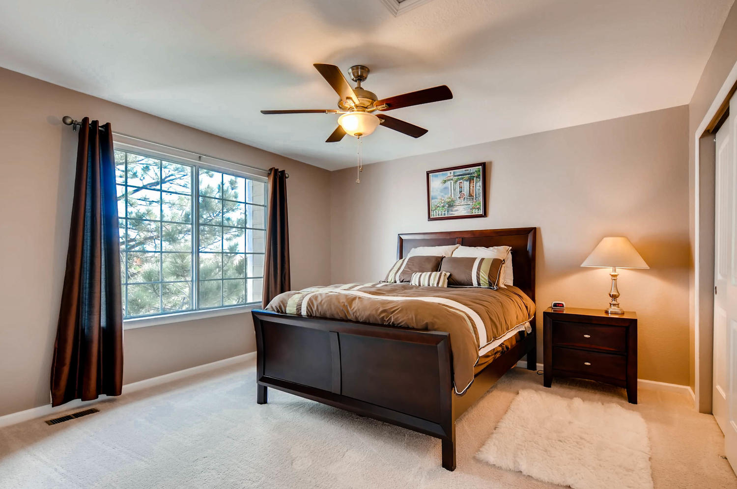 Beautiful home with carpet floor