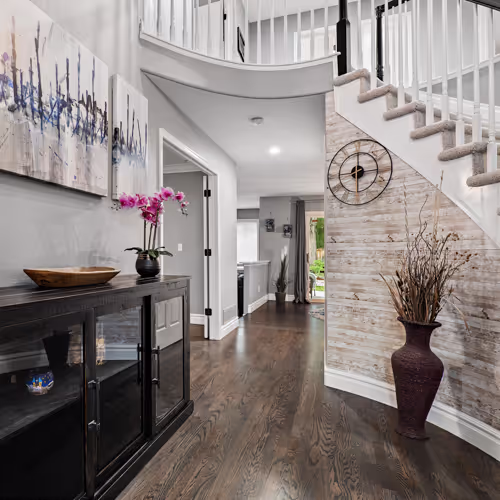 Beautiful home with wood floor