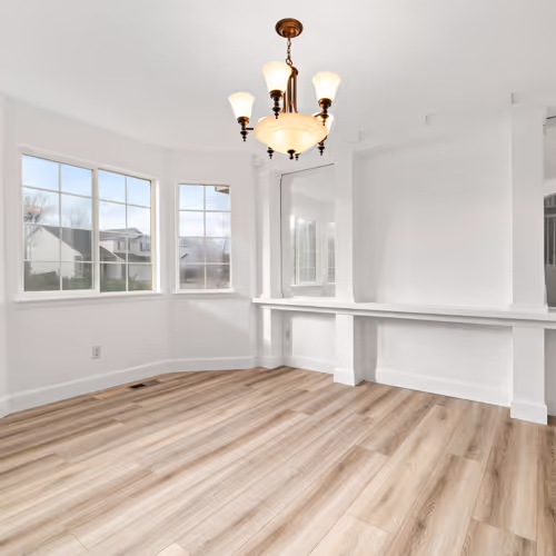 Beautiful home with wood floor