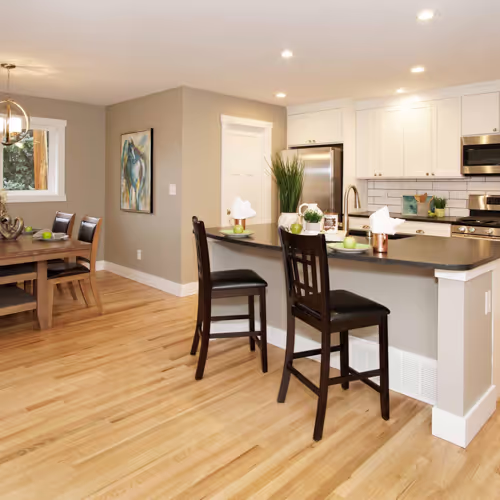 Beautiful home with wood floor